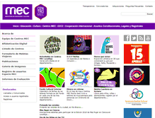 Tablet Screenshot of centrosmec.org.uy